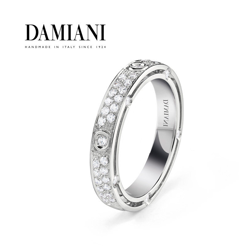 Damiani/玳美雅 D.side系列18K金钻石戒指