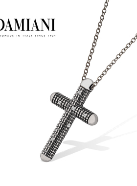 【新年礼物】DAMIANI玳美雅 大都会系列18K金钻石十字架项链