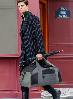 NEWCOM新款短途出差大容量旅行包轻便收纳包行李包健身包单肩包潮