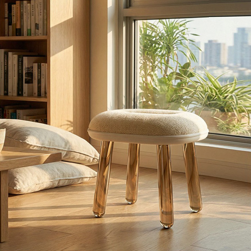 家用客厅儿童换鞋板凳实用结实耐用凳子高级感瞬间回弹坐垫小矮凳,住宅家具,矮凳,淘宝优惠券,粉丝福利购,淘宝优惠卷