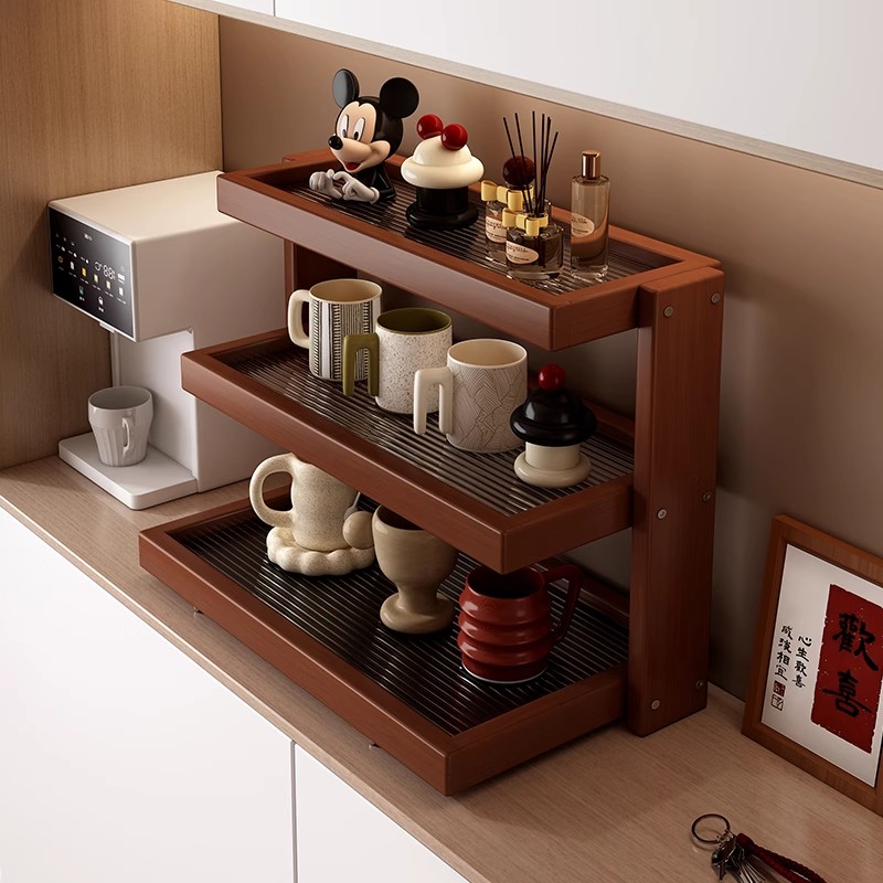 多层氛围感桌面亚克力杯架