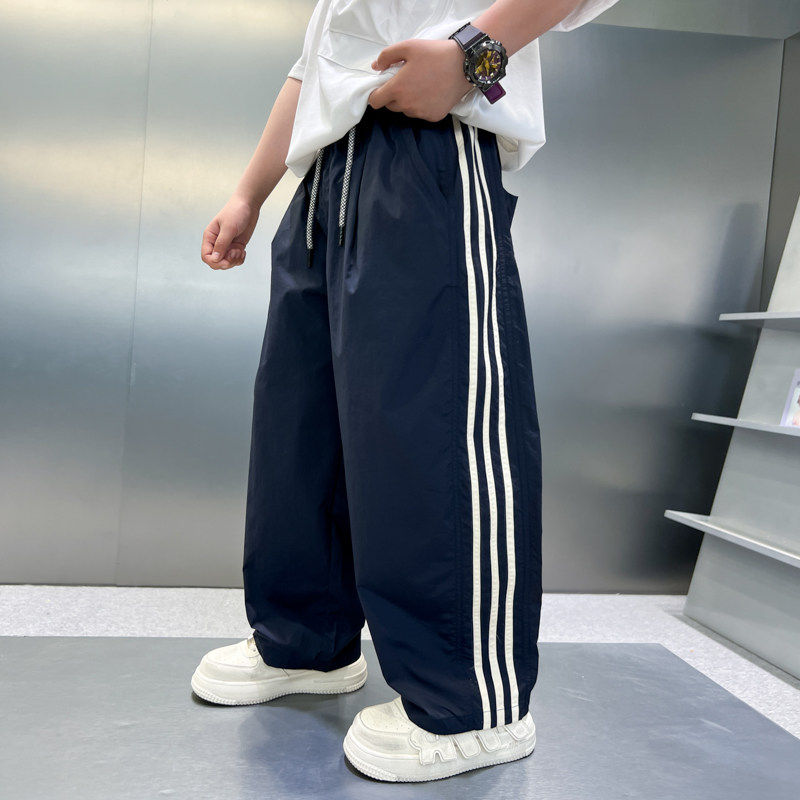 左西风云儿童装男童夏装裤子防蚊裤2026新款夏款薄款运动夏季中大