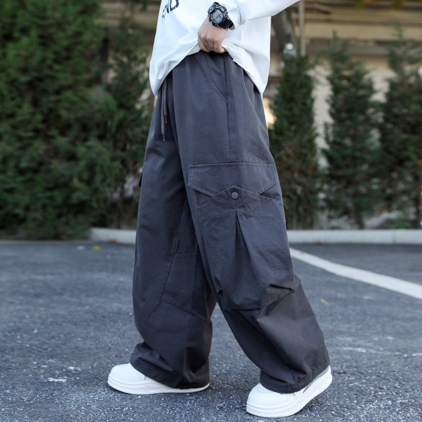 左西风云儿童套装男童春秋款工装裤子2026新款春装休闲中大童春季