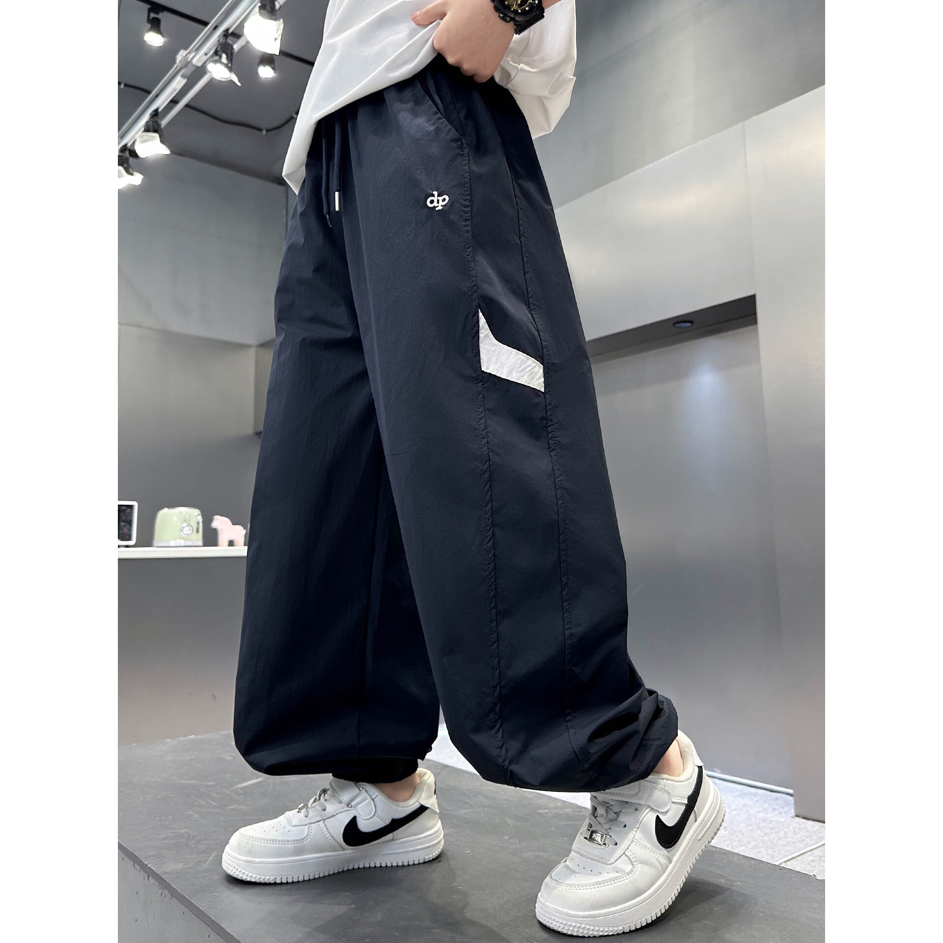 左西风云儿童装男童夏装裤子防蚊裤2026新款夏款夏季运动中大童薄