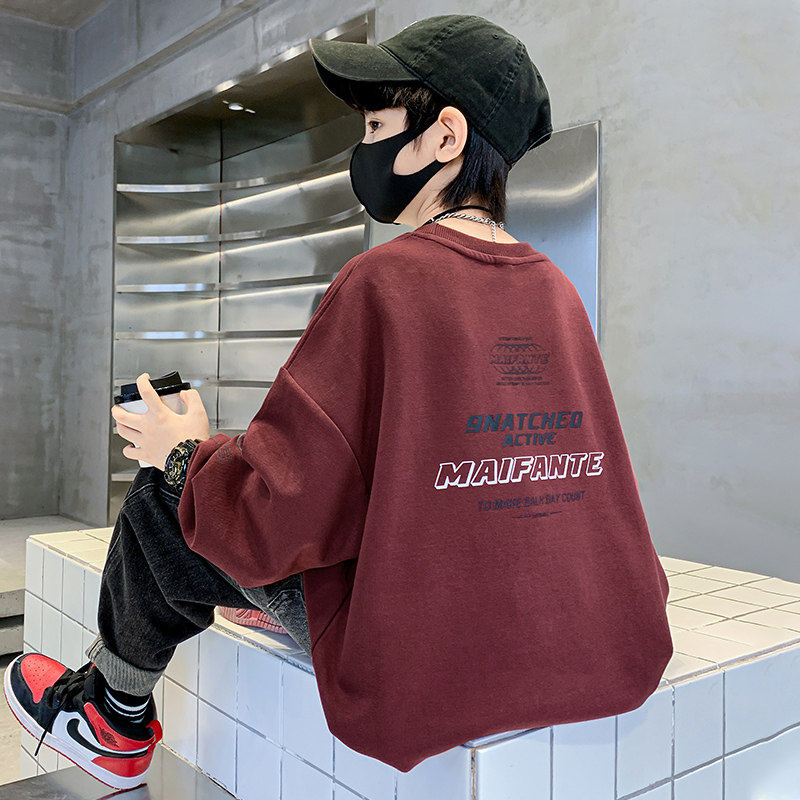 左西风云儿童装男童春装长袖T恤2026新款体恤纯棉打底衫上衣内搭