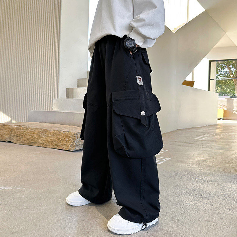 左西风云儿童套装男童春秋款工装裤子2026新款春装春季休闲中大童