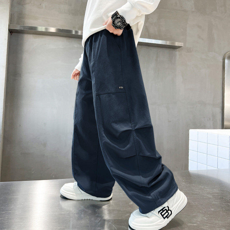 左西风云儿童套装男童春秋款工装裤子2026新款春装男孩春季中大童