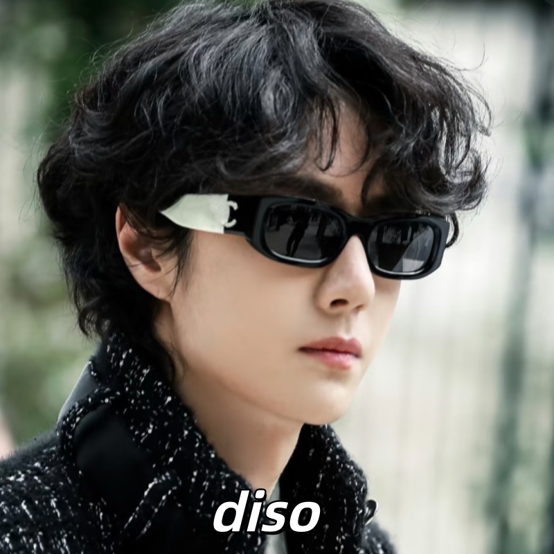 小香风黑白框熊猫撞色墨镜男女情侣款太阳眼镜防紫外线高级感近视