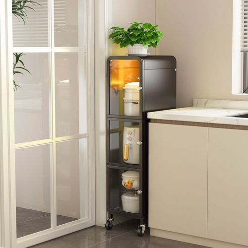 厨房夹缝置物架落地多层25公分夹缝柜储物M高柜立柜靠墙窄款收纳