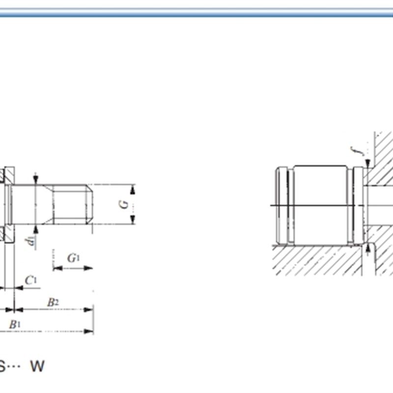 IKO附带推力垫圈CFS微型1.4凸轮B2从动2.5滚针3轴承45进6W口WV