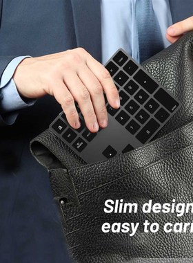Wireless bluetooth Nusmeric Keyboard 34 Keys Keypad External