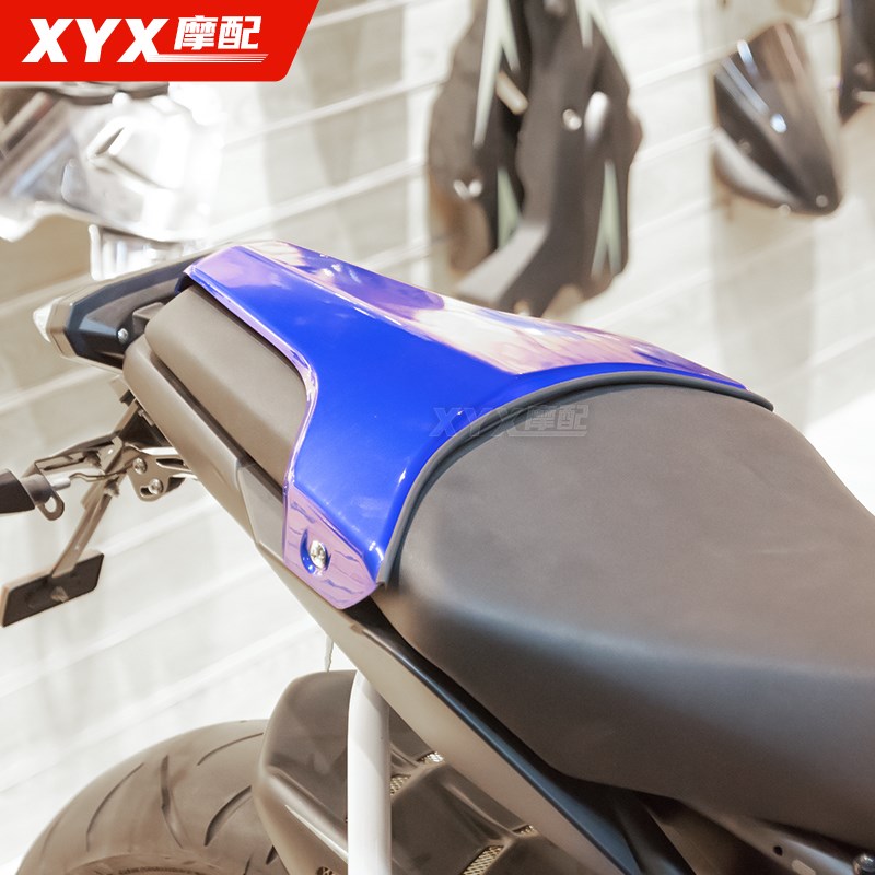 适用YAMAHA雅马k哈MT09改装T型后尾盖后驼峰后座盖ABS塑料2017年+