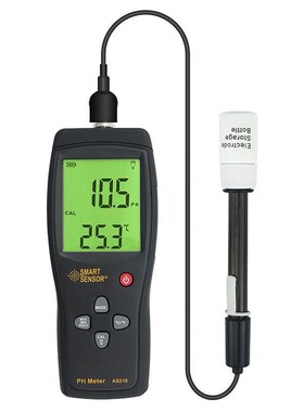 水质酸碱度H计AS21 测试仪v鱼水族PH值P测试8计检AS218测仪高精缸