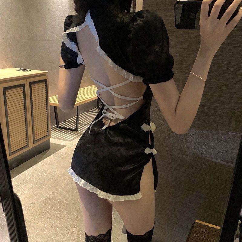古风旗袍露背透视保密发货可顺丰