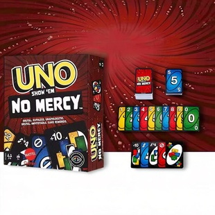 正版UNO 卡绝不留情168张桌游换欢乐聚会多人互动游戏纸牌