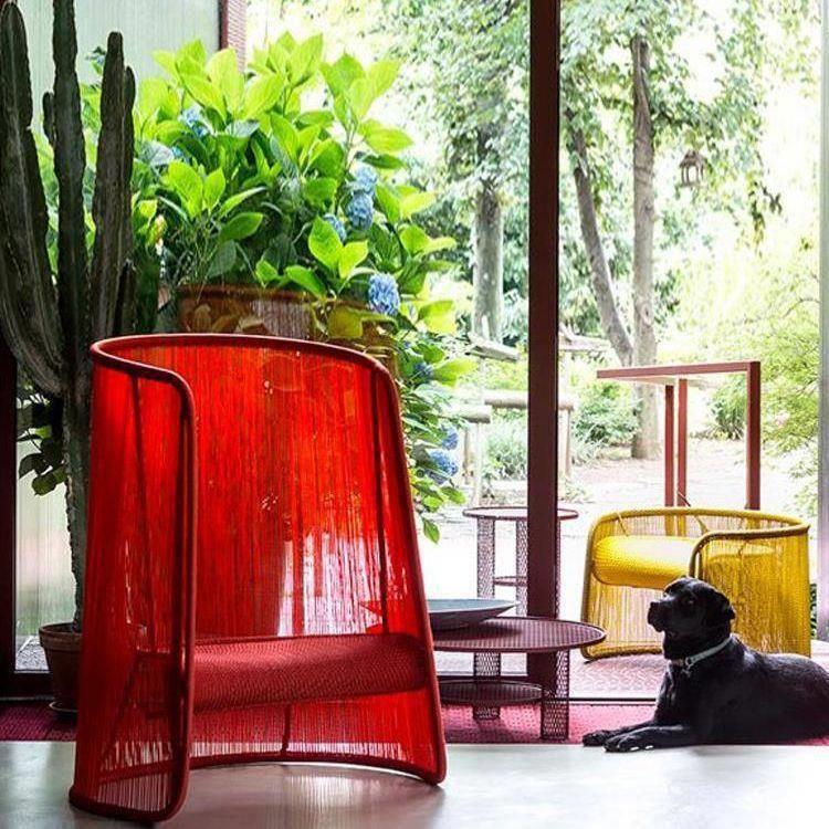 户外藤编躺椅阳台桌椅创意懒人沙发茶几组合花园露天室外庭院单人