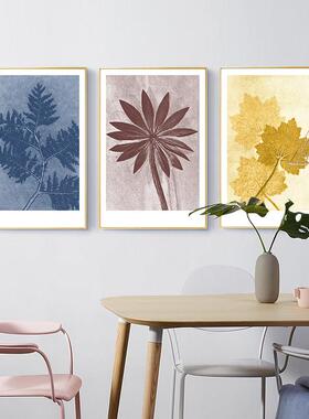 极简简约抽象色块线条装饰画北欧艺术橙色壁画床餐厅饭厅挂画