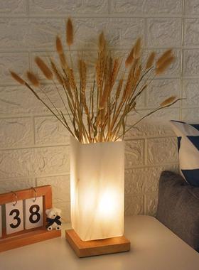 插花台灯装饰摆件中式床头书桌卧室温馨浪漫桌面氛围感家居饰品