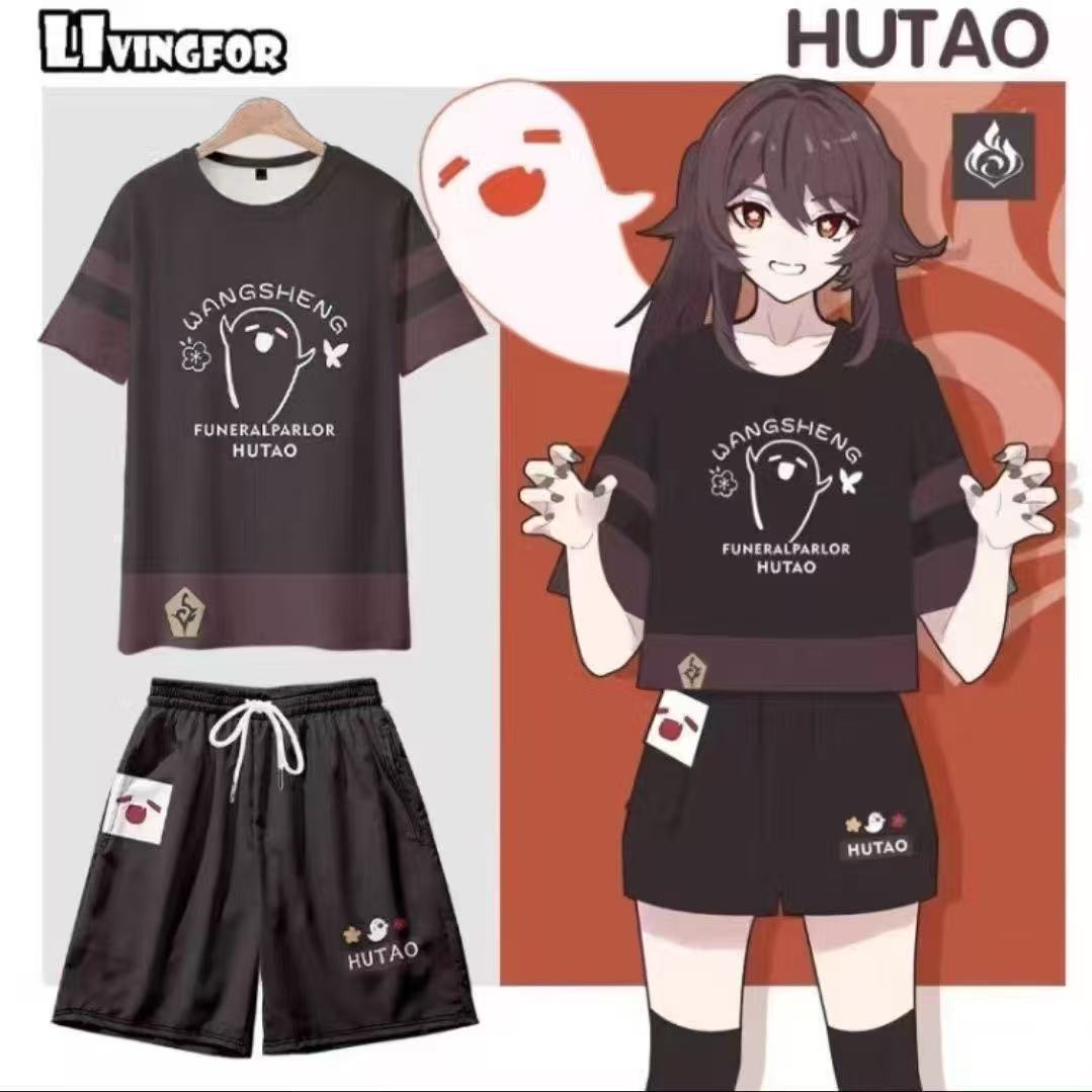 原神游戏周边cos服胡桃3D
