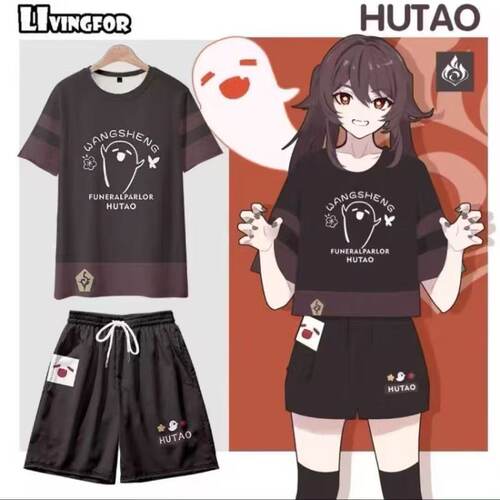 原神游戏周边cos服胡桃3D
