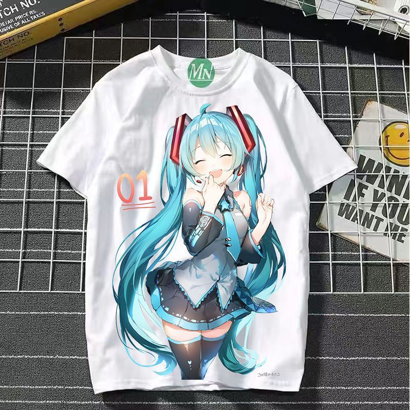 初音未来动漫周边短袖t恤