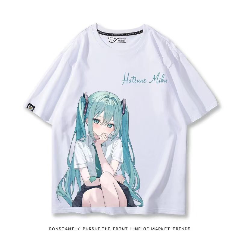 初音未来mikuT恤短袖二次