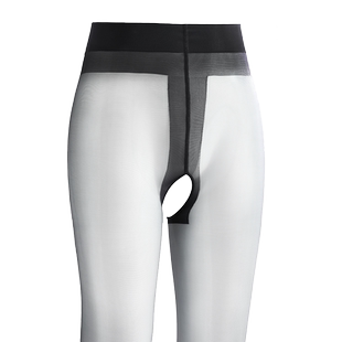 轻禾「山茶」性感丝袜女薄款防勾丝0D高透黑丝连裤袜2024新款性感