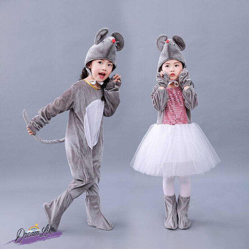 六一儿童小老鼠演出服装