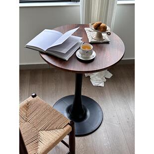 客厅边几阳台休闲区专用小茶桌2025新款喝茶桌子咖啡桌圆形小茶几