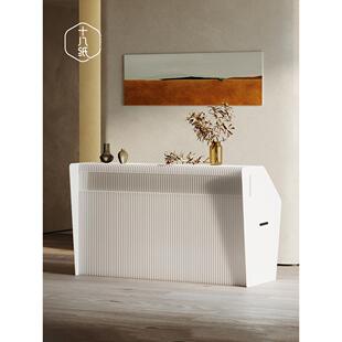 十八纸前台展架落地陈列架子创意产品置物架长方形高低展会展示台