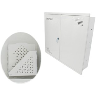 500 包邮 600特大码 光纤多媒体信息箱 双开门暗装 家用弱电箱暗装