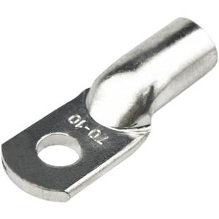 50船用紫铜镀锡冷压接线端子国标铜鼻子线耳接头 JG10