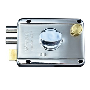 无畏惧C级碰锁防盗门锁老式 门木门大门锁家用出租房自动碰锁 外装