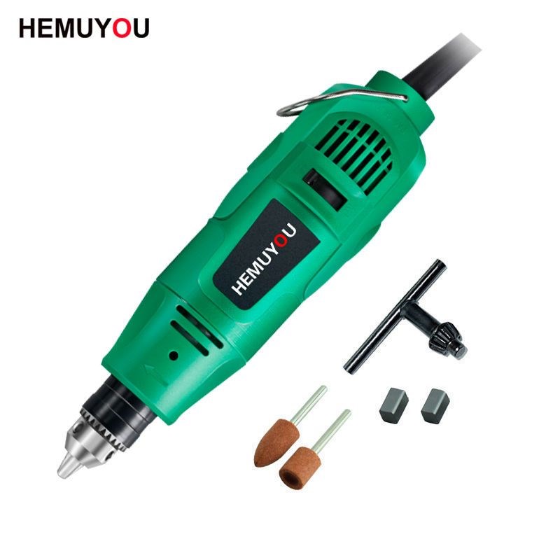 多功能纯铜电磨机器玉石抛光雕刻电动工具木雕根雕U打磨机微型电