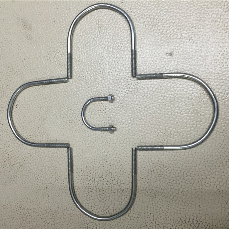 国标U型卡箍/U型管卡/U型抱箍/U型卡扣/镀锌U型卡dn50/100/150