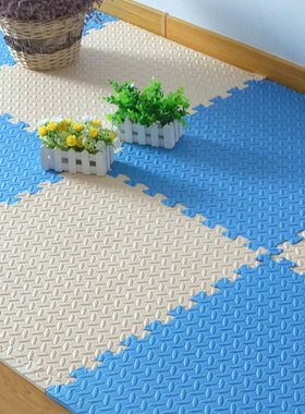 家用拼接泡沫爬行地垫 婴儿爬爬垫简约风格 30x30cm地垫