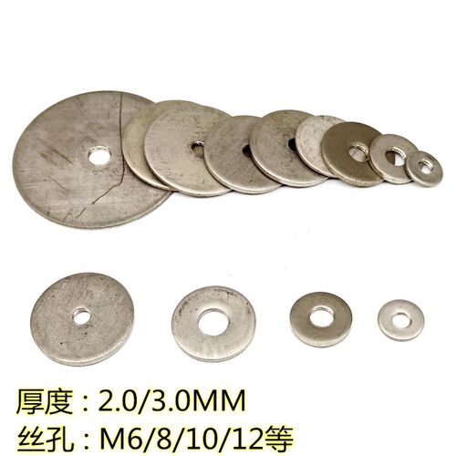 3#不锈钢圆封口牙片拉伸牙螺丝垫片带牙紧固件堵头圆管攻牙封口片