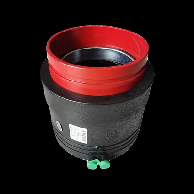 HDPE沟槽式钢塑转换接头电熔沟槽接头电熔直接pe电熔钢塑转换接头