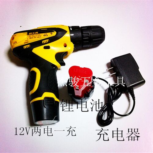 霸天虎12V16V18V锂电充电钻  家用电动螺丝刀迷你多功能钻