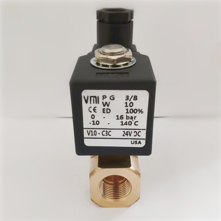 VMI PG 3/8 V10-C3C 220VAC 大口J径两位两通电磁阀 PG3/8电磁阀