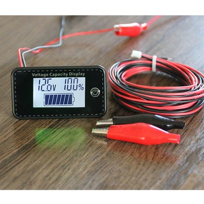 12V24V48V60V72V84V铅酸电瓶蓄电池锂电池电量显示器表板电量表