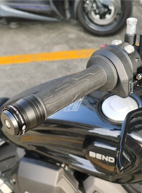 适用哈雷 RH975夜行者1250S改装不锈钢加重手把堵车X把塞配件端子