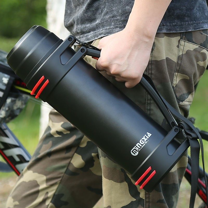 保温杯男大容量304不锈钢保温壶C女户外便携车载旅行水壶家用暖瓶