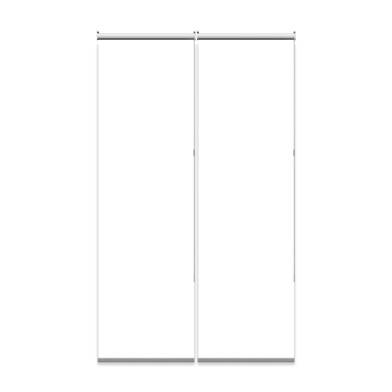 2021新款中式玄关o帘软隔断挂式屏风客厅升降卷帘半透明窗帘白色