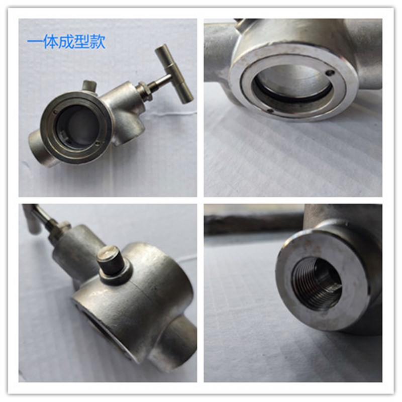 不锈钢GZQ-25给油指示器手动调节给油量垂直安装内螺纹钢化玻璃