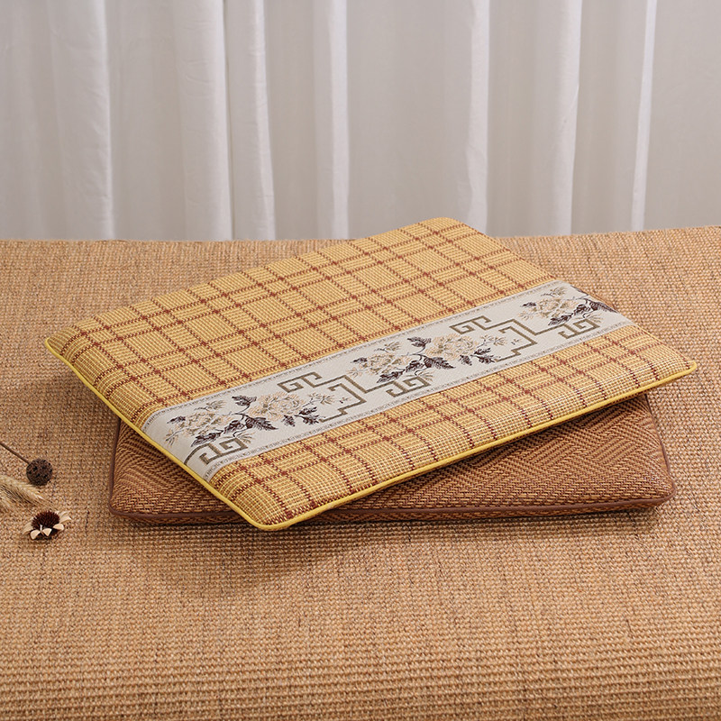 夏凉藤席面坐垫新中式茶椅屁垫高密度海绵乳胶透气冰丝办公室椅垫,居家布艺,椅垫,淘宝优惠券,粉丝福利购,淘宝优惠卷