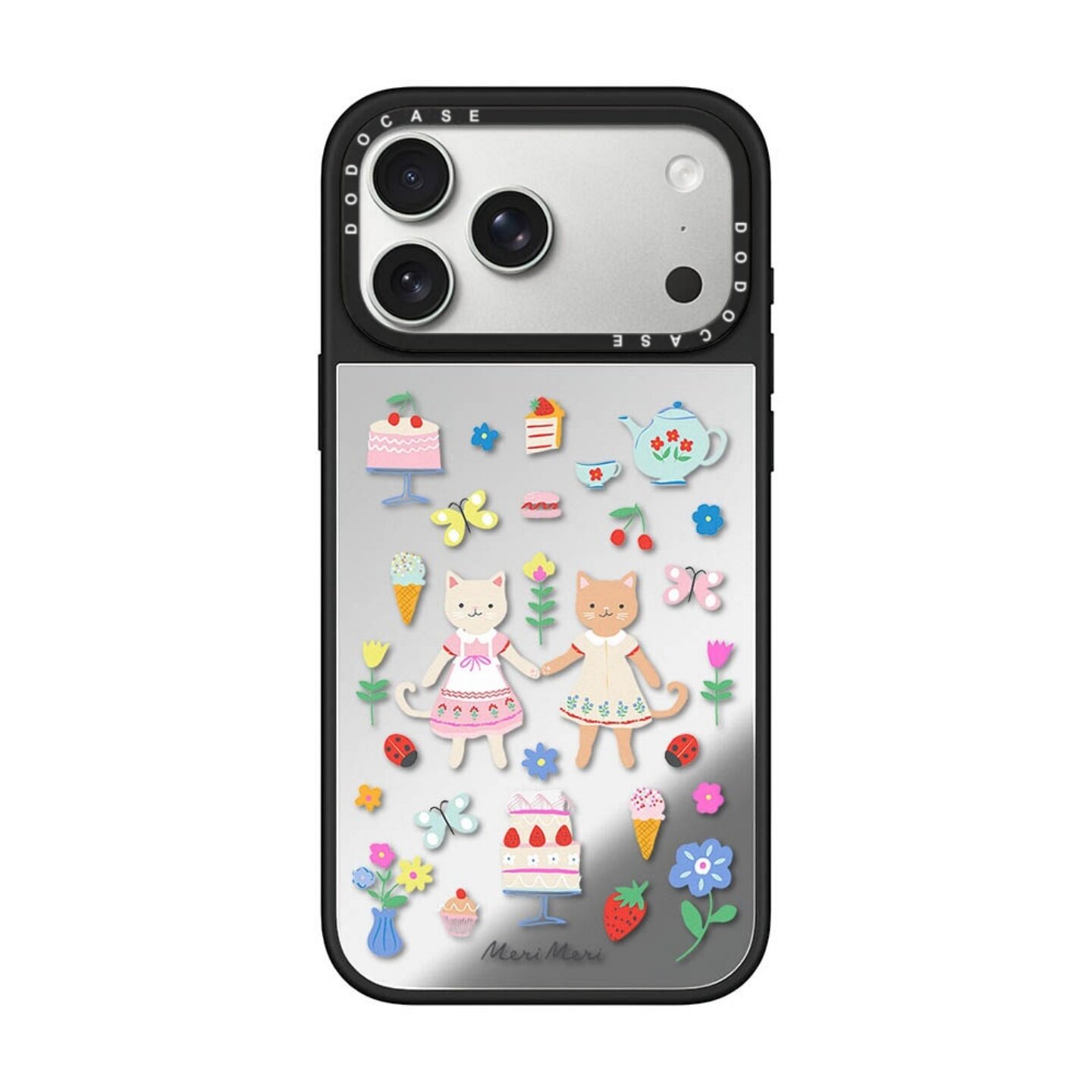 DODOCASE MeriMeri奇趣小动物适用于iPhone17PROMAX可爱少女苹果16plus手机壳镜面15/14promax防摔保护套磁吸