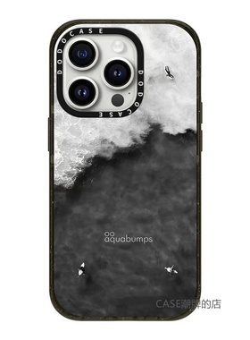 DODOCASE黑白大海沙滩分割对比17Pro适用于iPhone1ProMax苹果15pro明星小众12男生手机壳13防摔保护套14plus