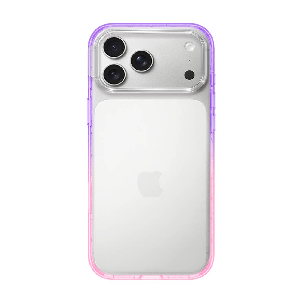 透明渐变适用于苹果18Pro Max简约纯色DIY爱豆小卡iPhone17pro max手机壳16pro可爱时尚渐变15Pro防摔保护套