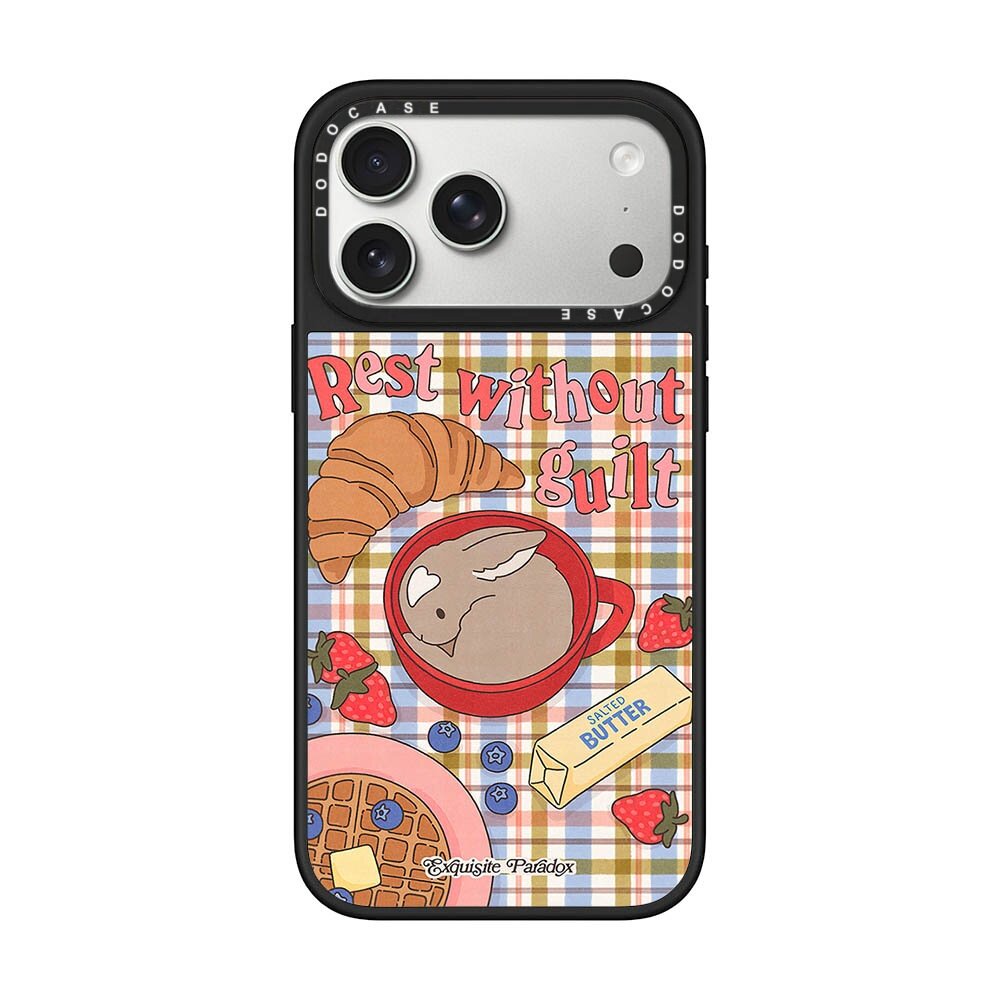 DODOCASE 条纹兔子萌宠适用于iPhone18/17PROMAX苹果16pro手机壳可爱少女补妆镜15/14promax磁吸防摔保护套13